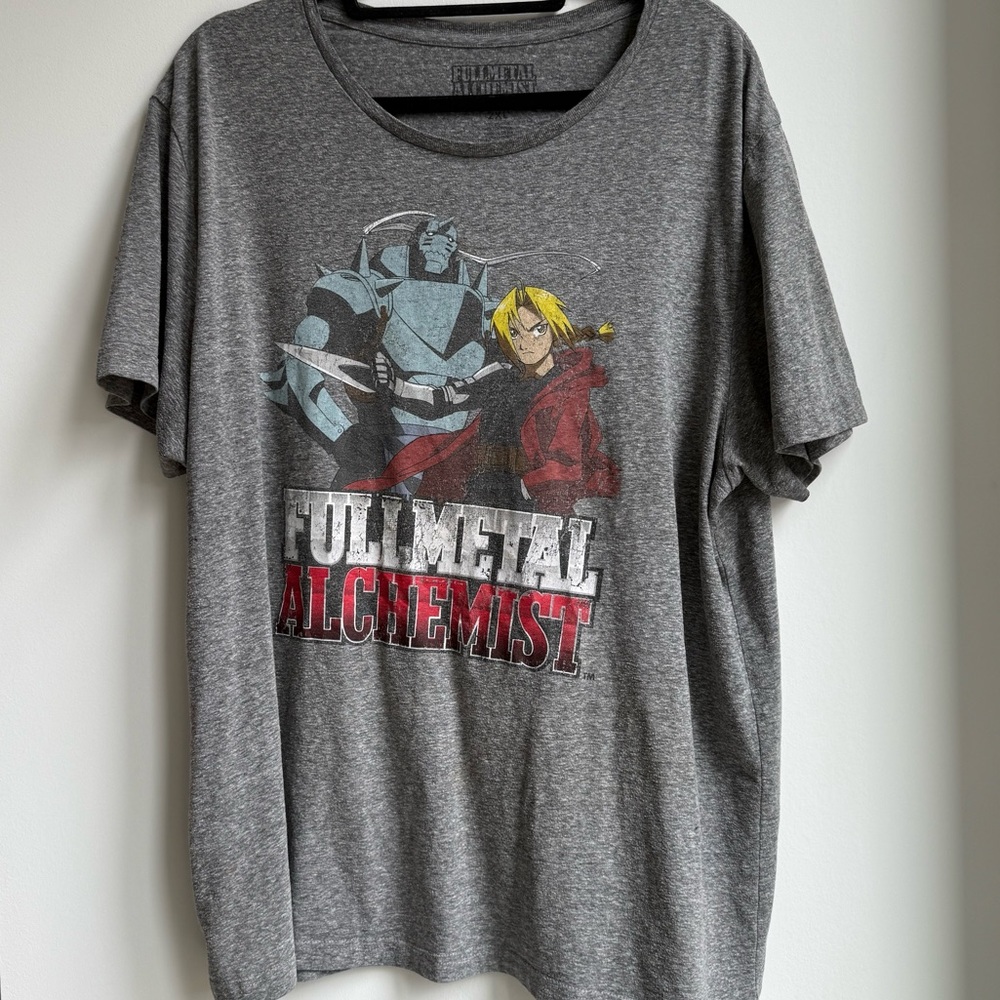Fullmetal Alchemist Graphic Tee - Gray